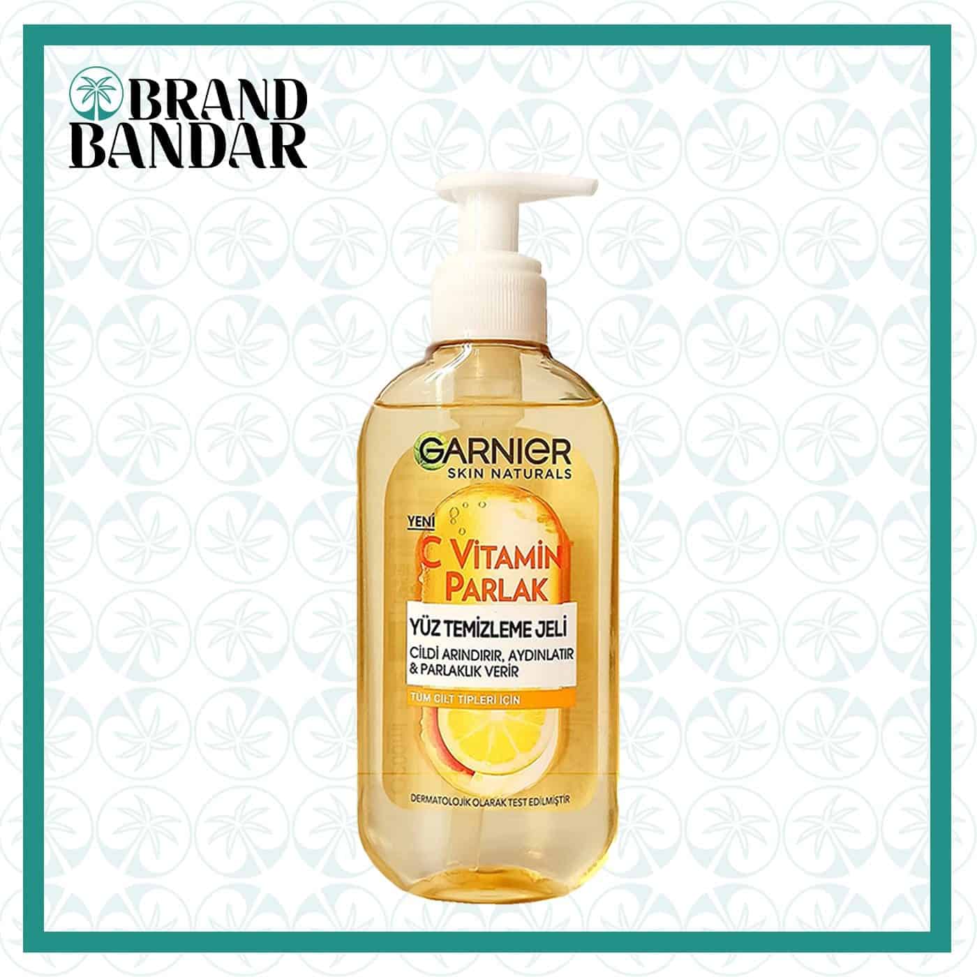 ژل شستشو ویتامین سی گارنیر Face Wash Garnier Vitamin C