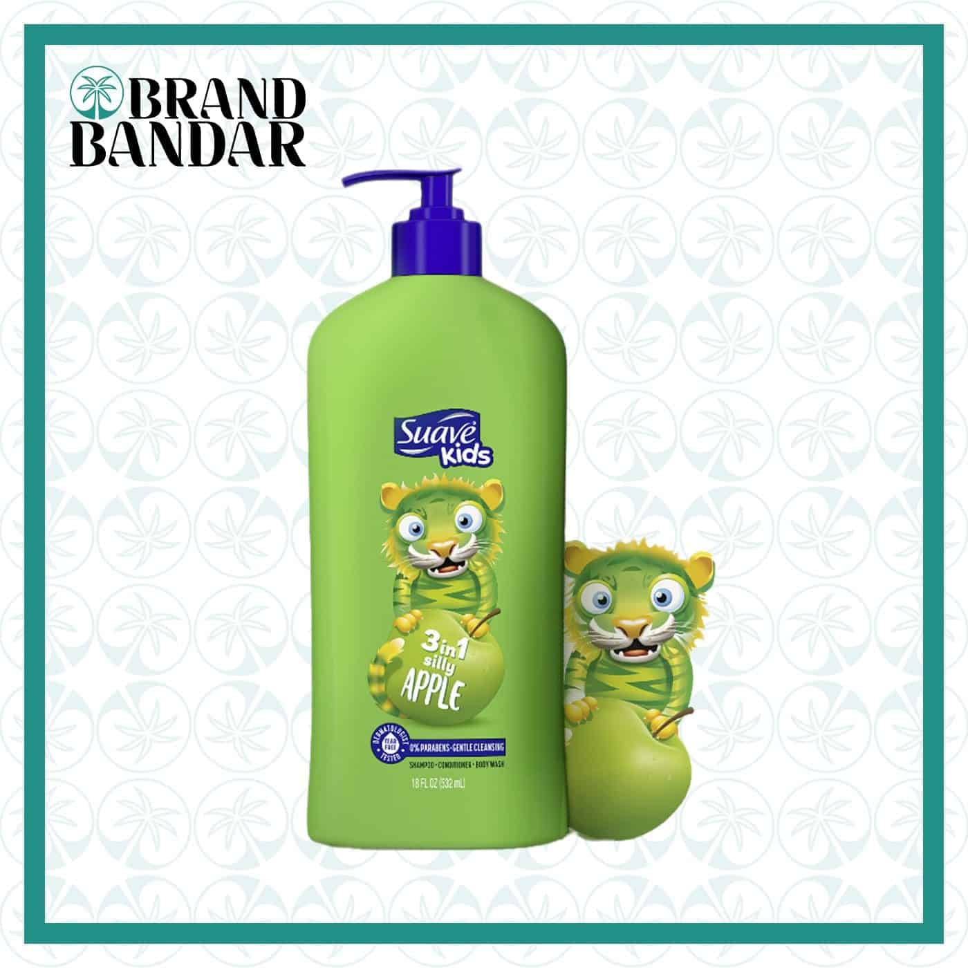 شامپو ۳ در ۱ سواوا کیدز سیب Suave kids apple shampoo