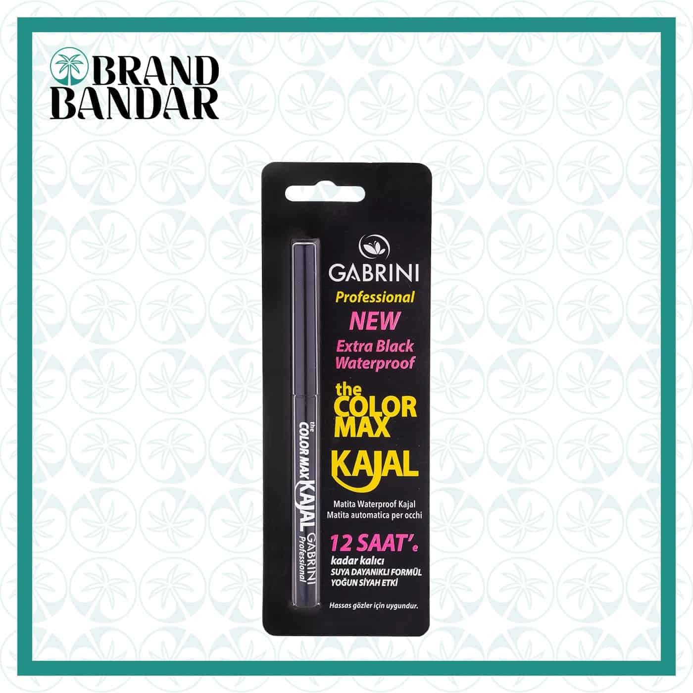 مداد چشم کژال گابرینی Gabrini Liquid Black eyeliner Matte