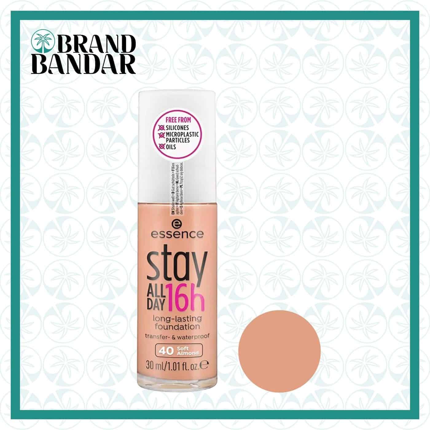 کرم پودر40 اسنس شیشه ای ESSENCE Stay all day