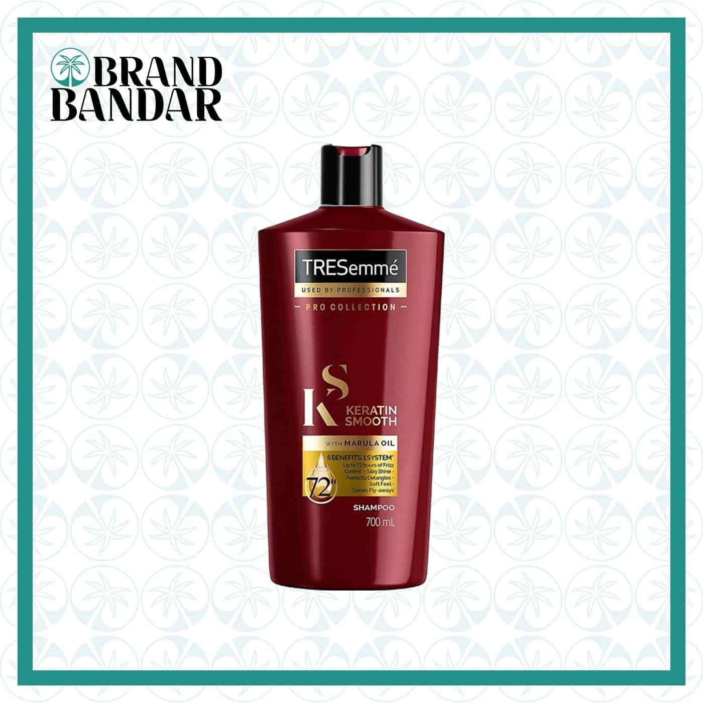 شامپو قرمز ترزمی Tresemme Keratin Smooth shampoo