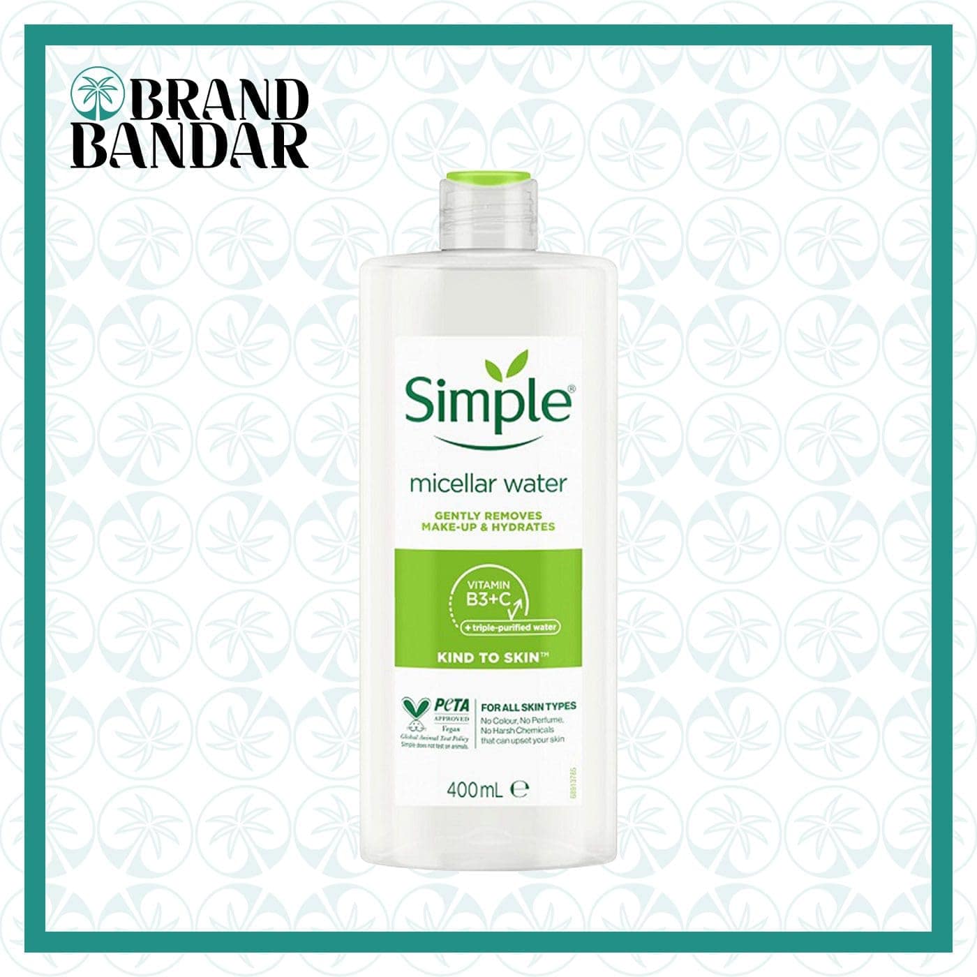 میسلارواتر سیمپل Simple micellar water Kind To Skin
