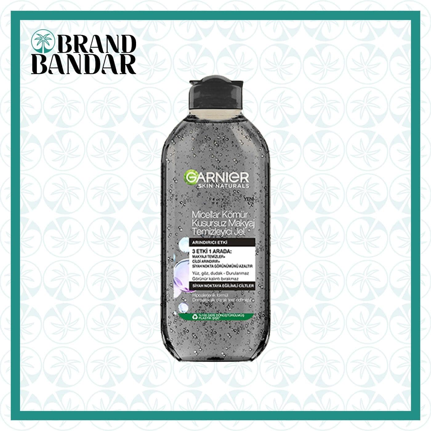 ژل میسلار زغال گارنیر Garnier Komur Micellar Water