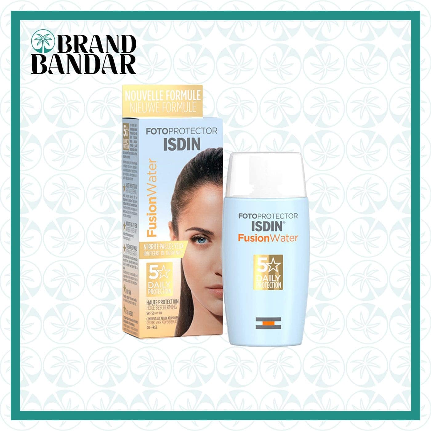 ضد آفتاب ایزدین بی رنگ ISDIN colorless sunscreen SPF50
