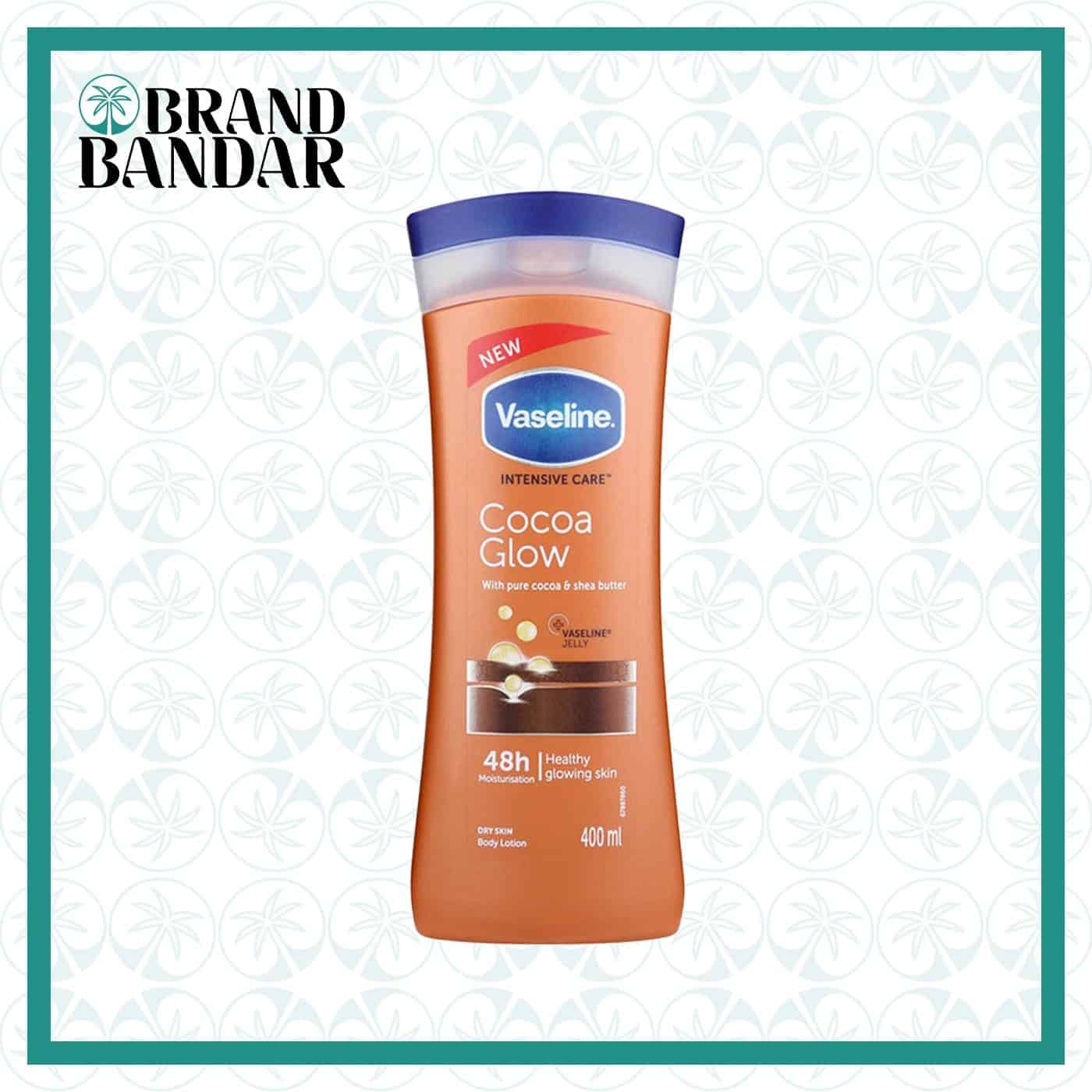 لوسیون بدن وازلین COCOA GLOW