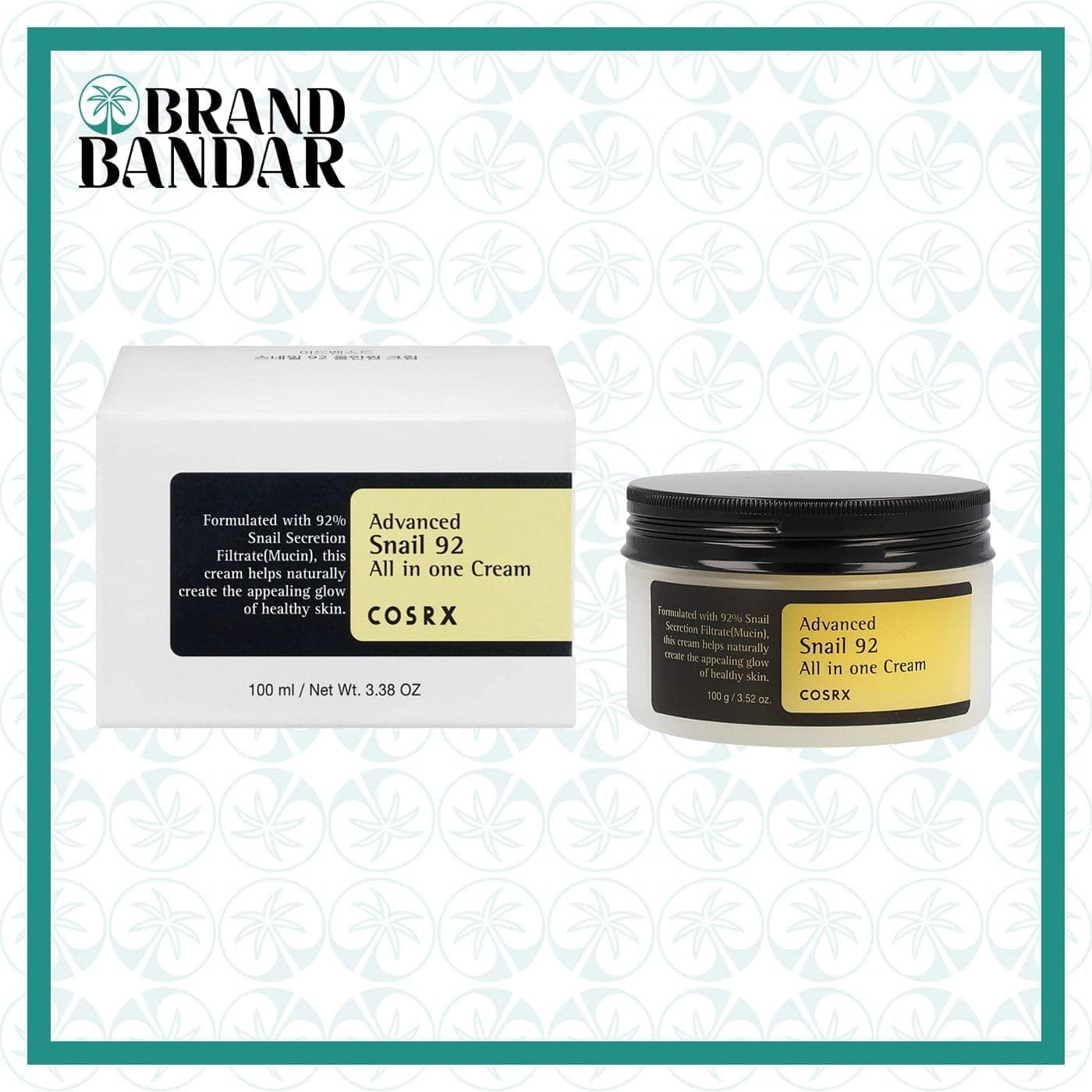 کرم آبرسان حلزون کوزارکس Cosrx Snail Hydrating Cream