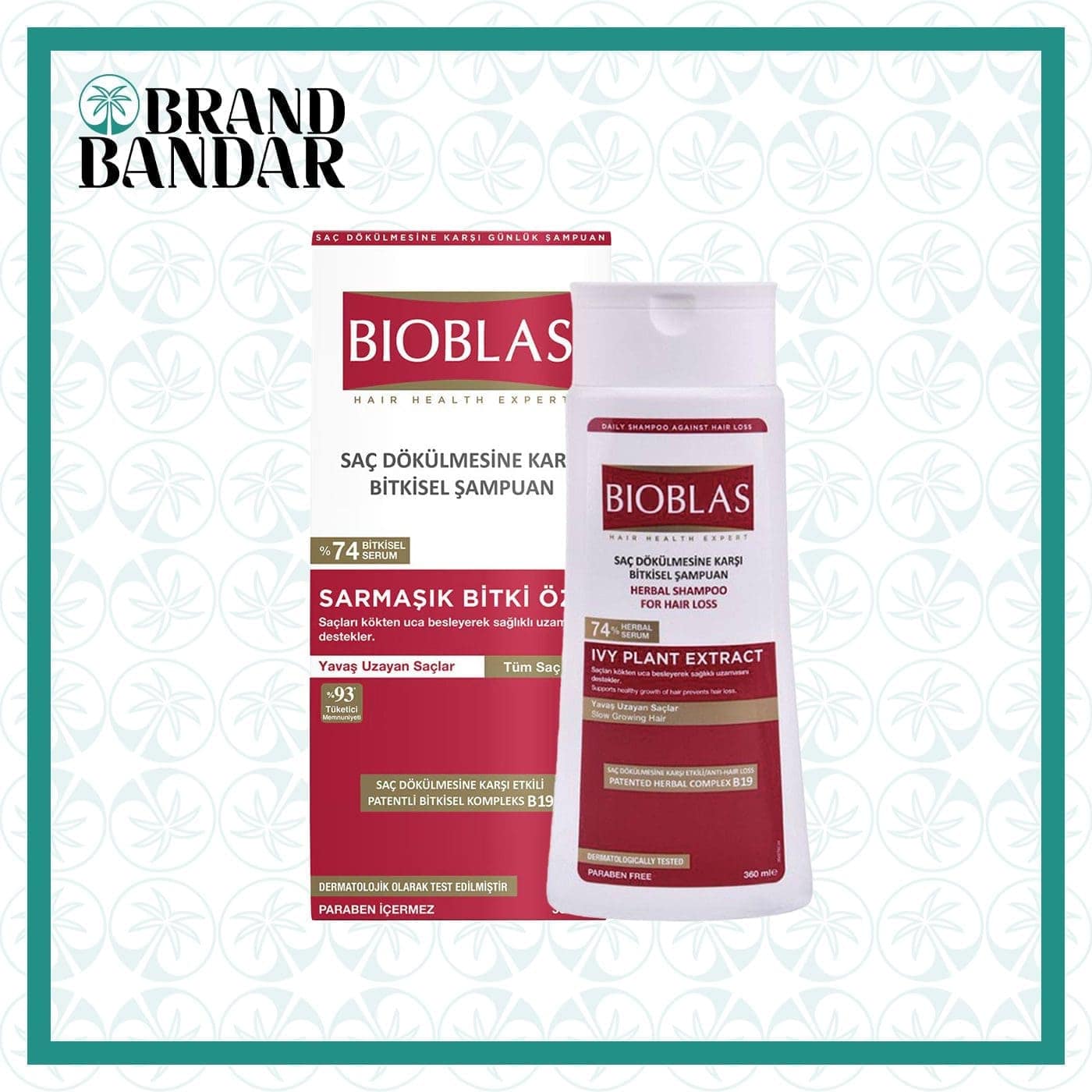 شامپو پیچک بیوبلاس Shampoo Bioblas IVY