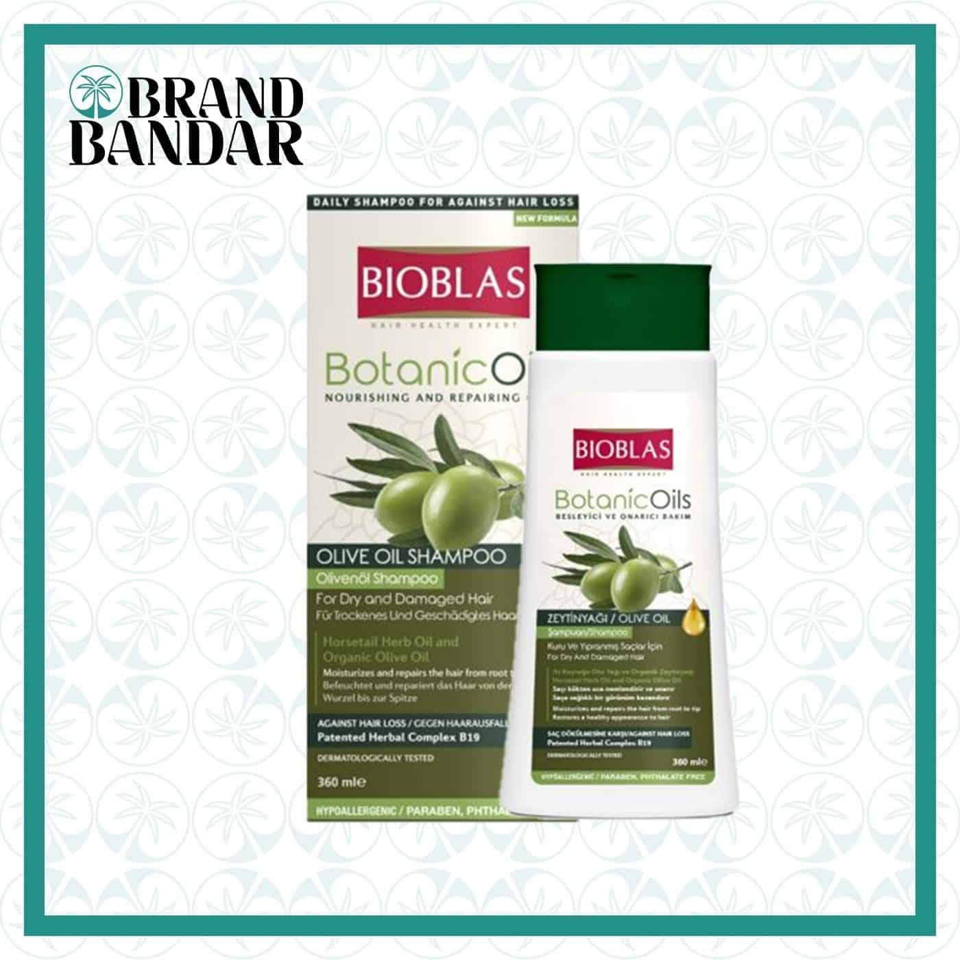 شامپو زیتون بیوبلاس BIOBLAS Shampoo Olive