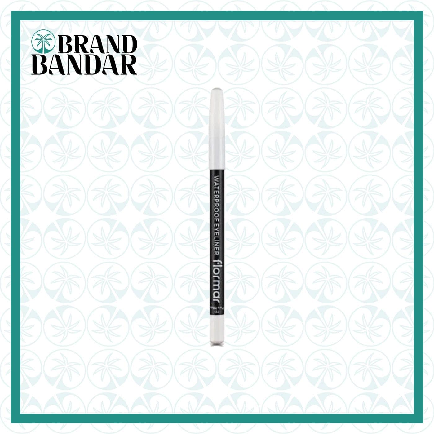 مداد چشم چوبی سفید فلورمار Flormar Wooden white Eye Pencil
