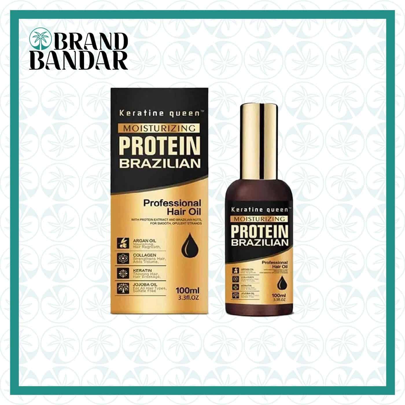 روغن مو آرگان کراتین کویین Keratin queen hair oil