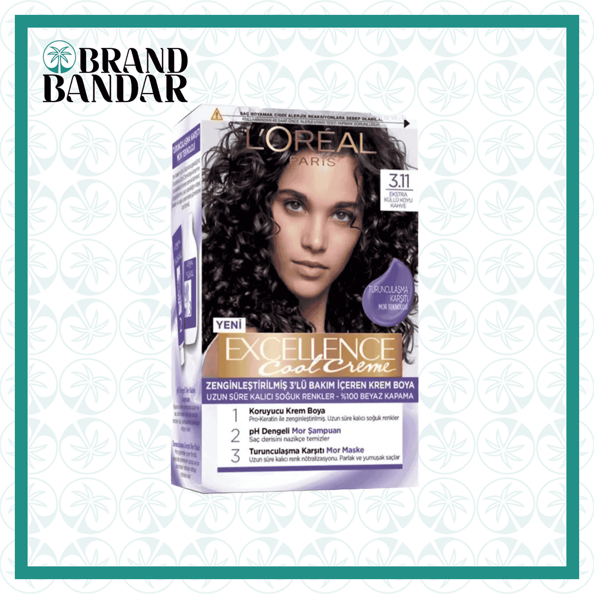 رنگ مو لورال شماره 3.11 Loreal hair color number