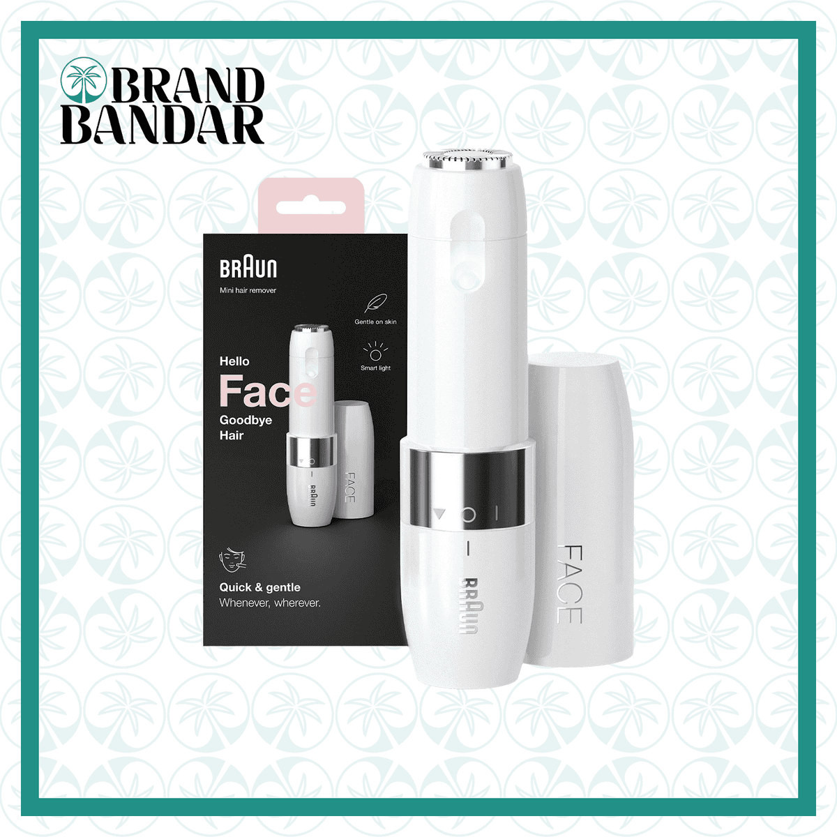 شیور موی صورت بانوان براون Braun Women’s Facial Hair Shaver