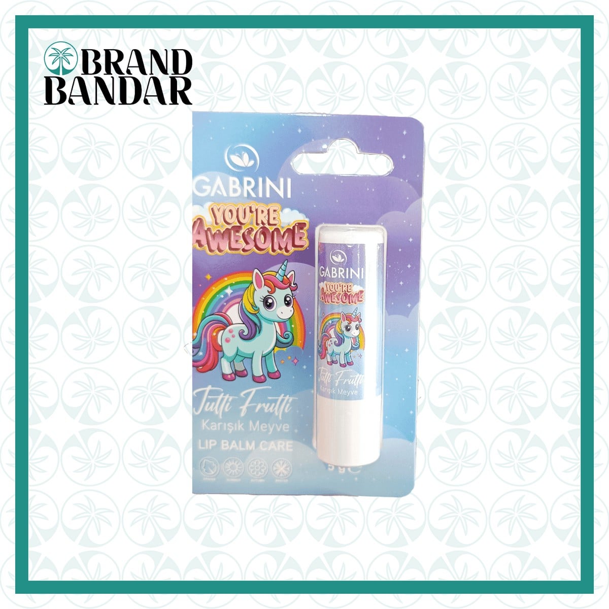 بالم لب کودک توتی فروتی گابرینی Gabrini Tutti Frutti Baby Lip Balm