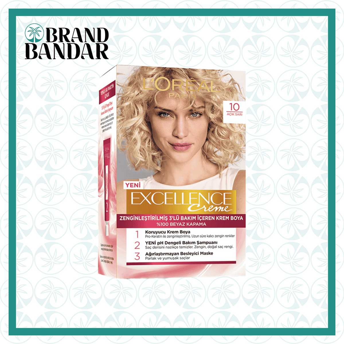 رنگ مو لورال شماره 10 Loreal hair color number
