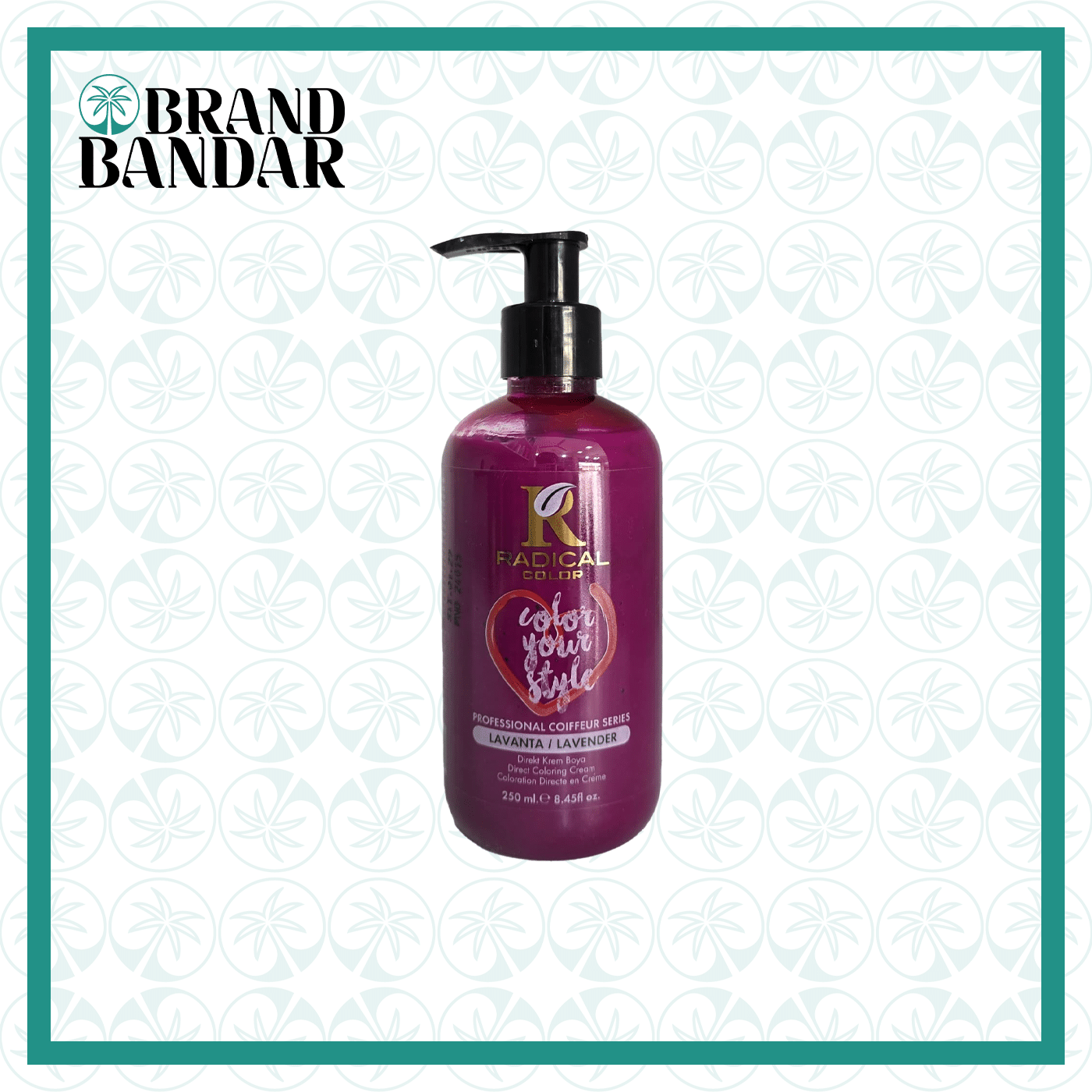 شامپو رنگ مو بنفش کمرنگ رادیکال کالر Radical Color Lavender Hair Color