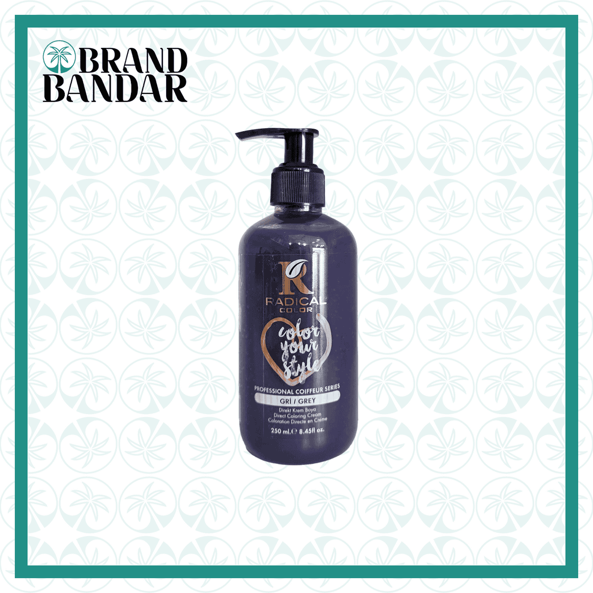 شامپو رنگ مو خاکستری رادیکال کالر Radical Color Gray Hair Color
