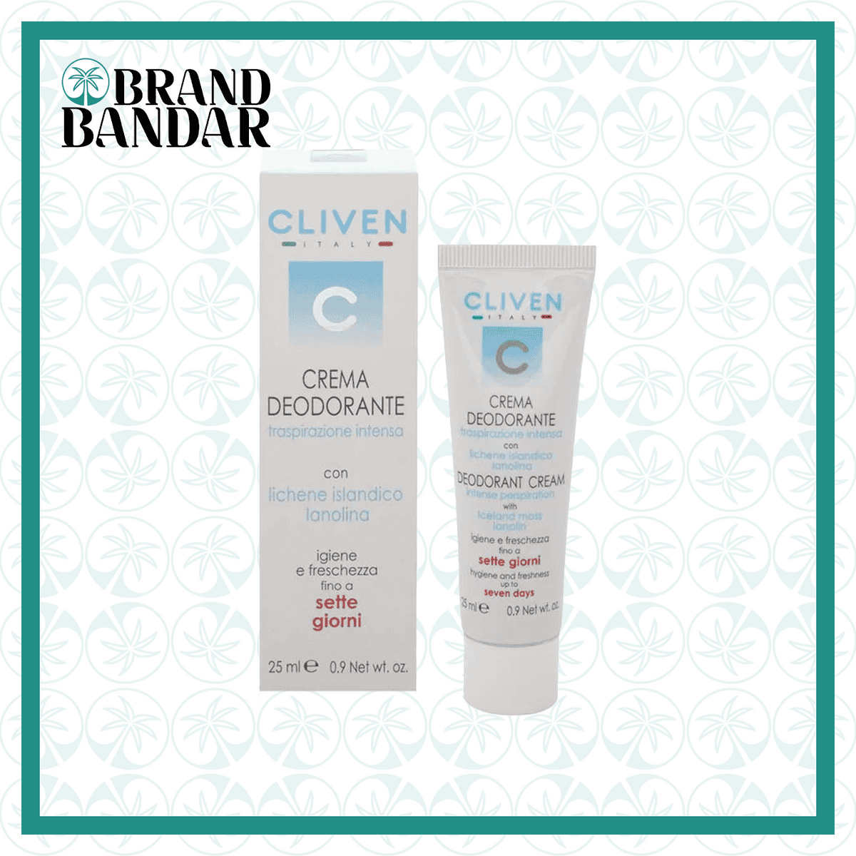 کرم دئودورانت کلیون CLIVEN deodorant cream
