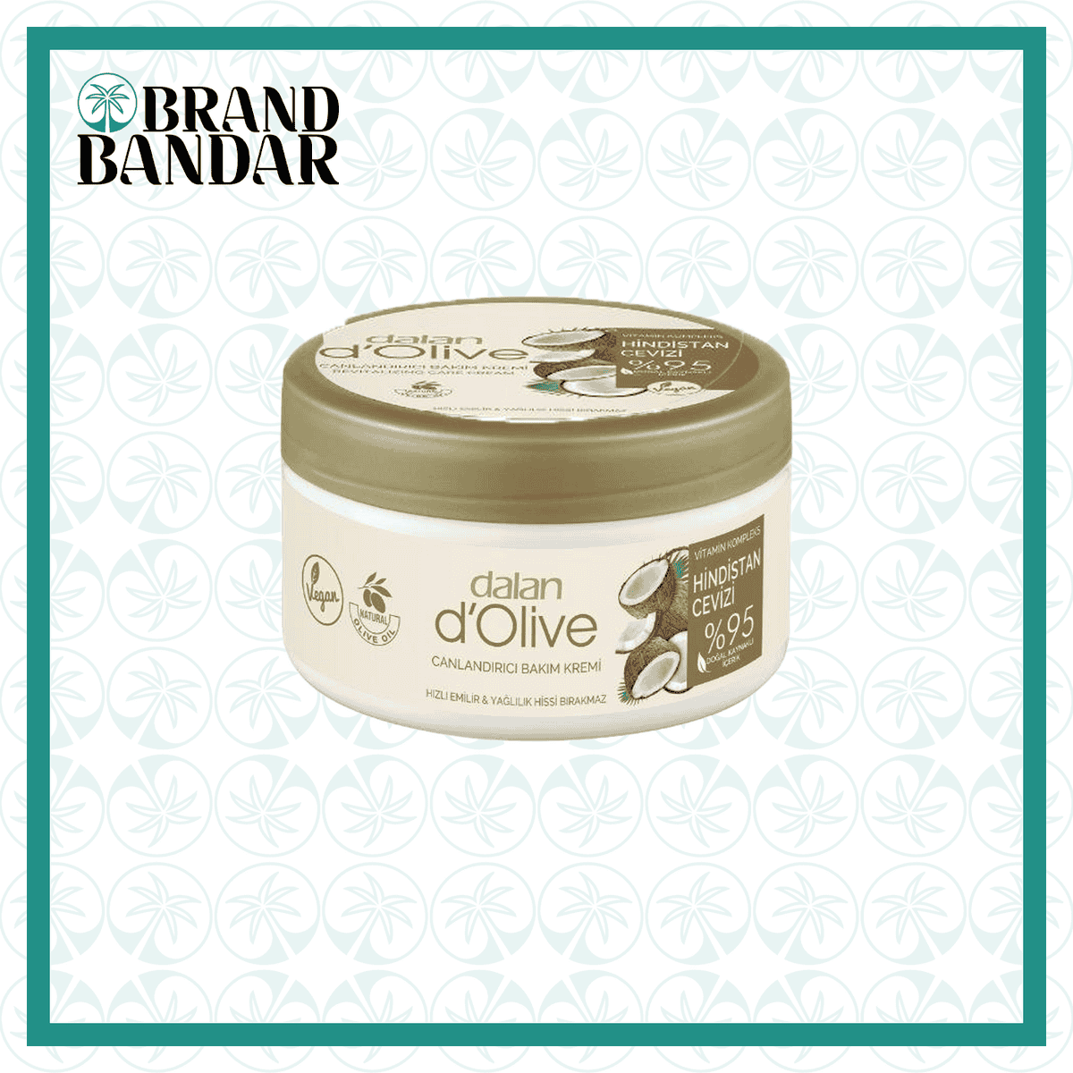 کرم دالان نارگیل 250 میل Dalan Coconut Cream