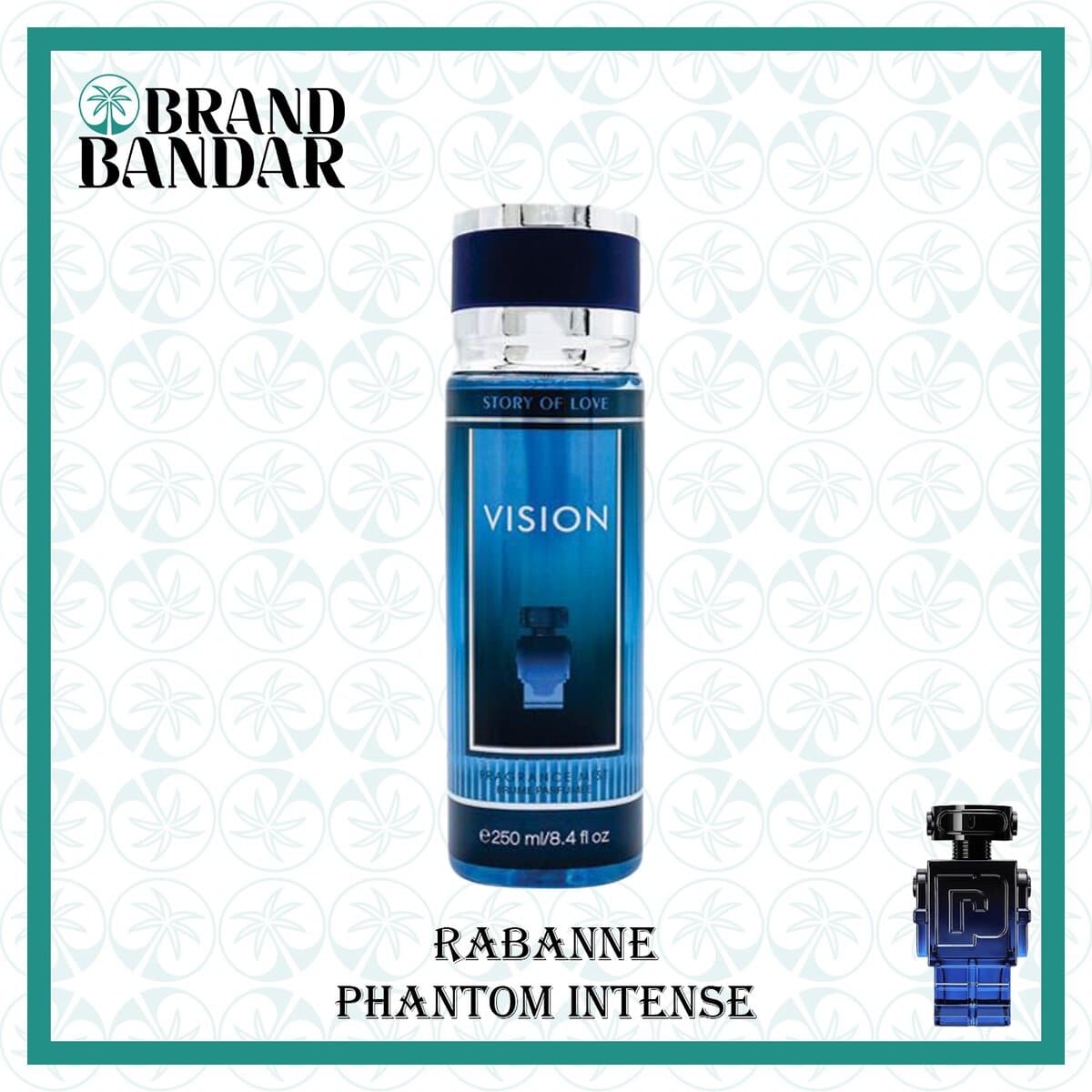 بادی اسپلش مردانه آبی VISION