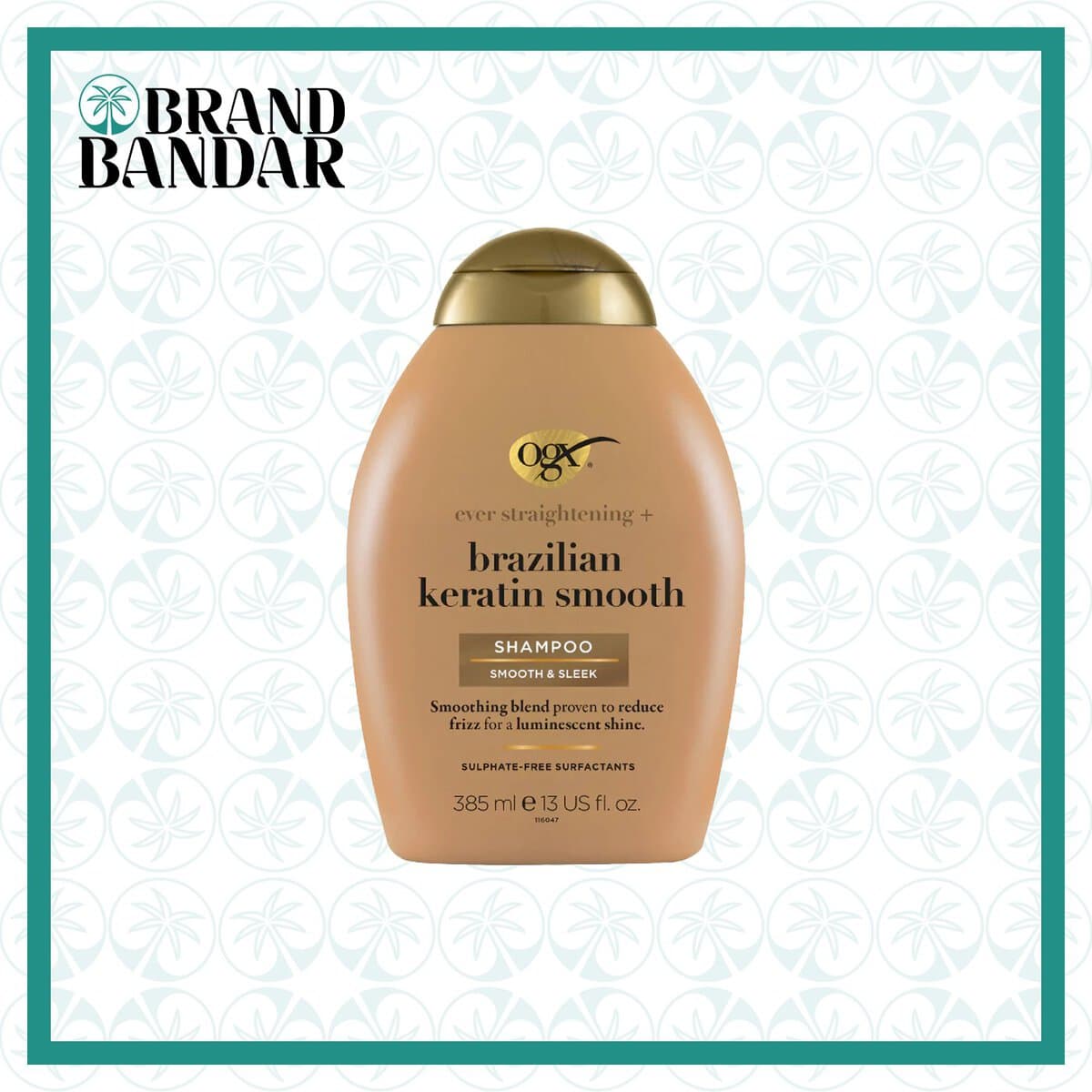 شامپو برزیلی کراتین اسموت او جی ایکس OGX Brazilian Keratin Shampoo