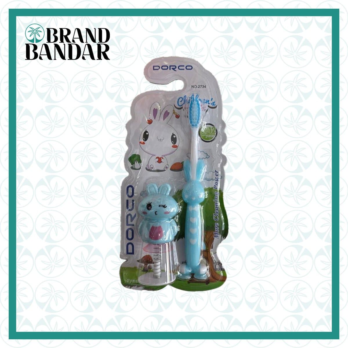 مسواک کودک DORCO با خرگوش فنری